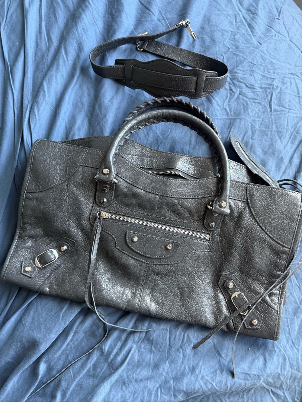 Balenciaga Le City Bag Medium Grey - Picture 3 of 12